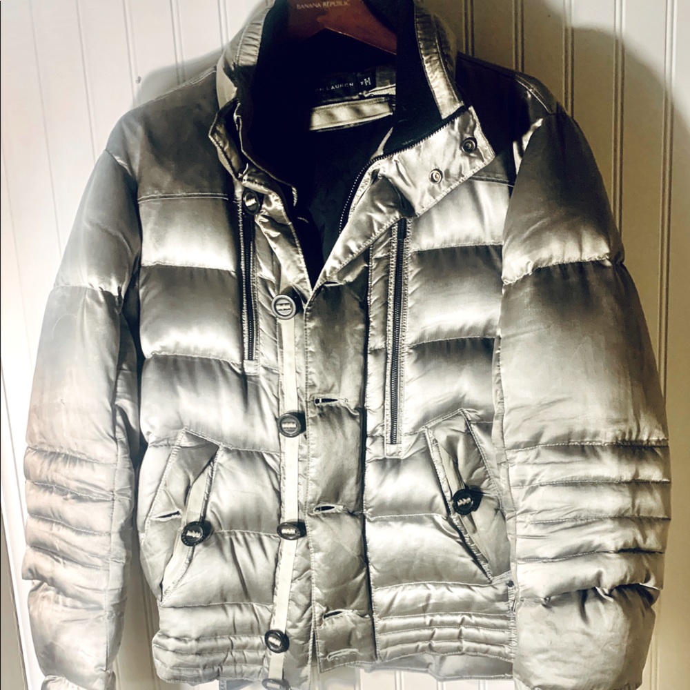 Ralph Lauren Black Label Puffer Jacket Grey